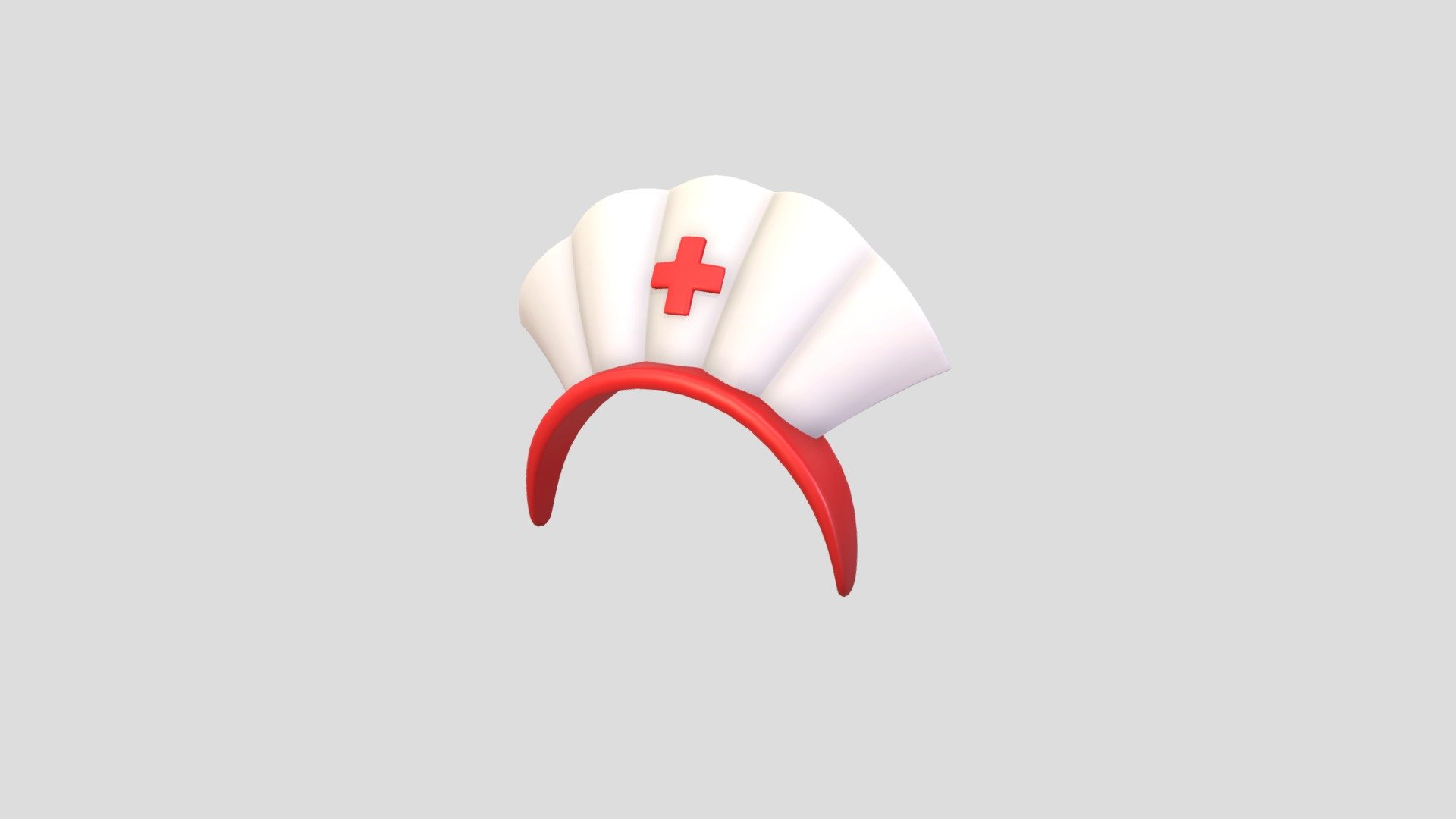 Headband025 Nurse Headband 3d model