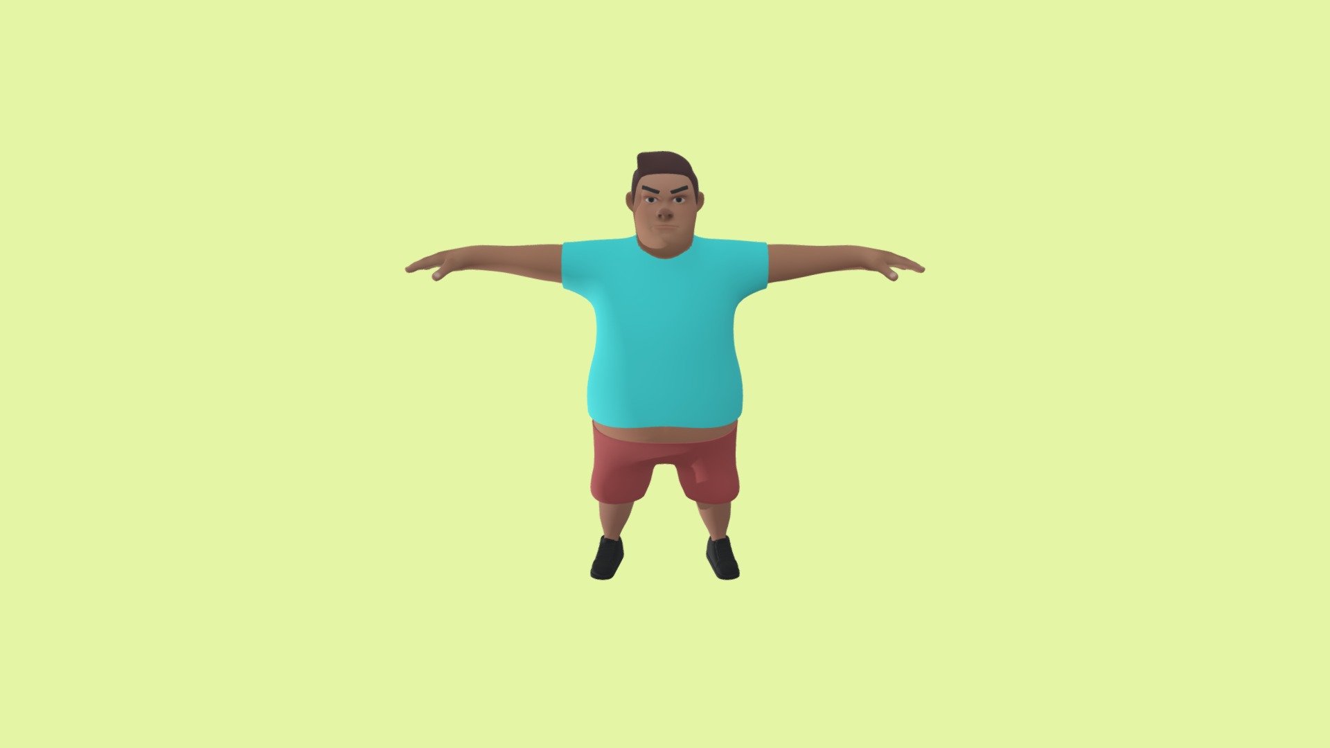 Fat boy 3d model