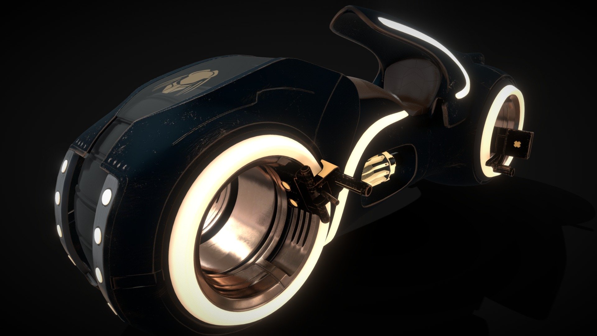 Tron Light Cycle 3d model