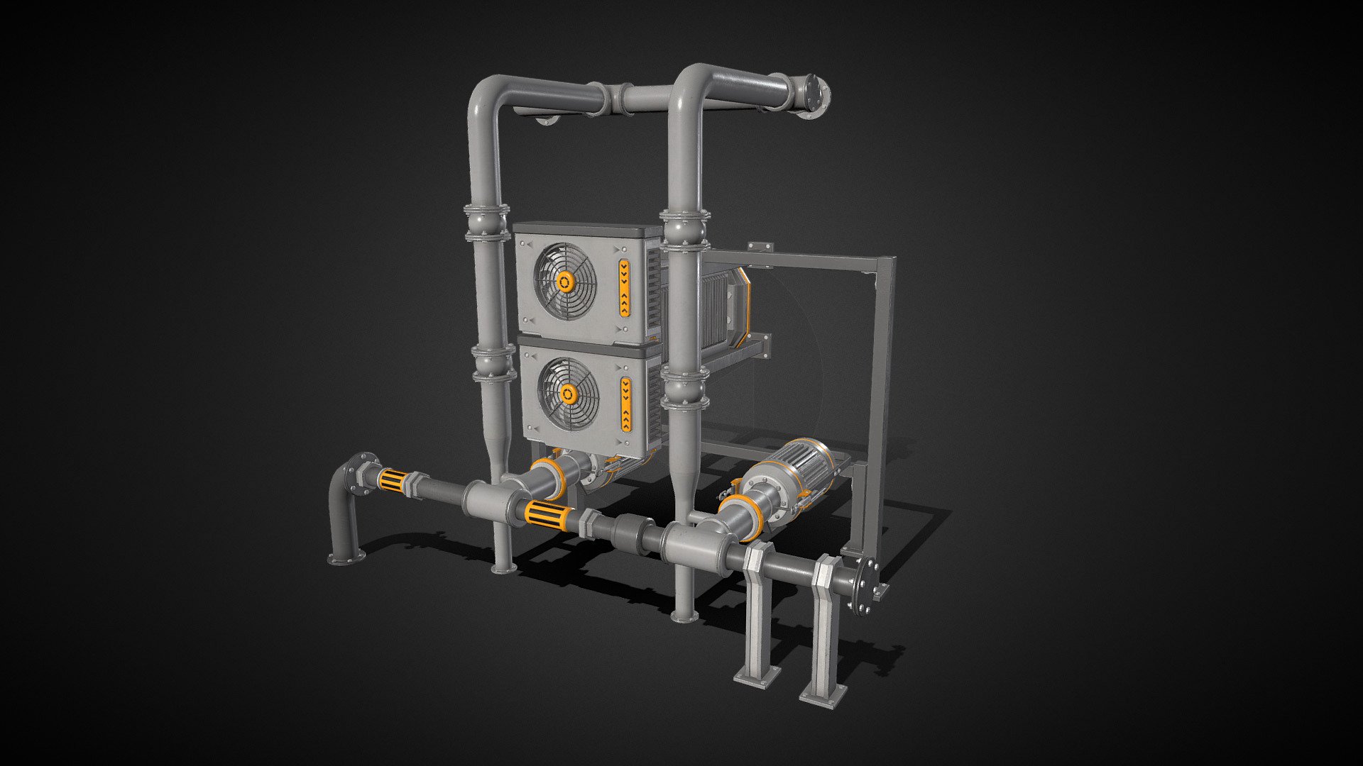 Industrial Units _9_15 3d model