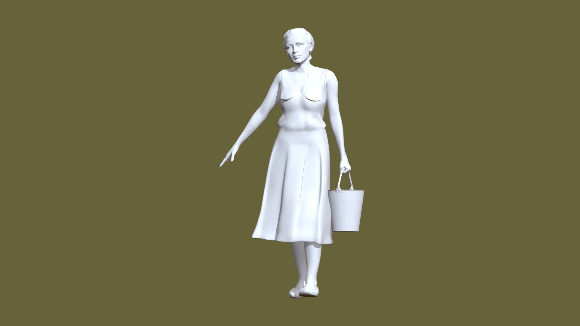 WOMAN 3d model