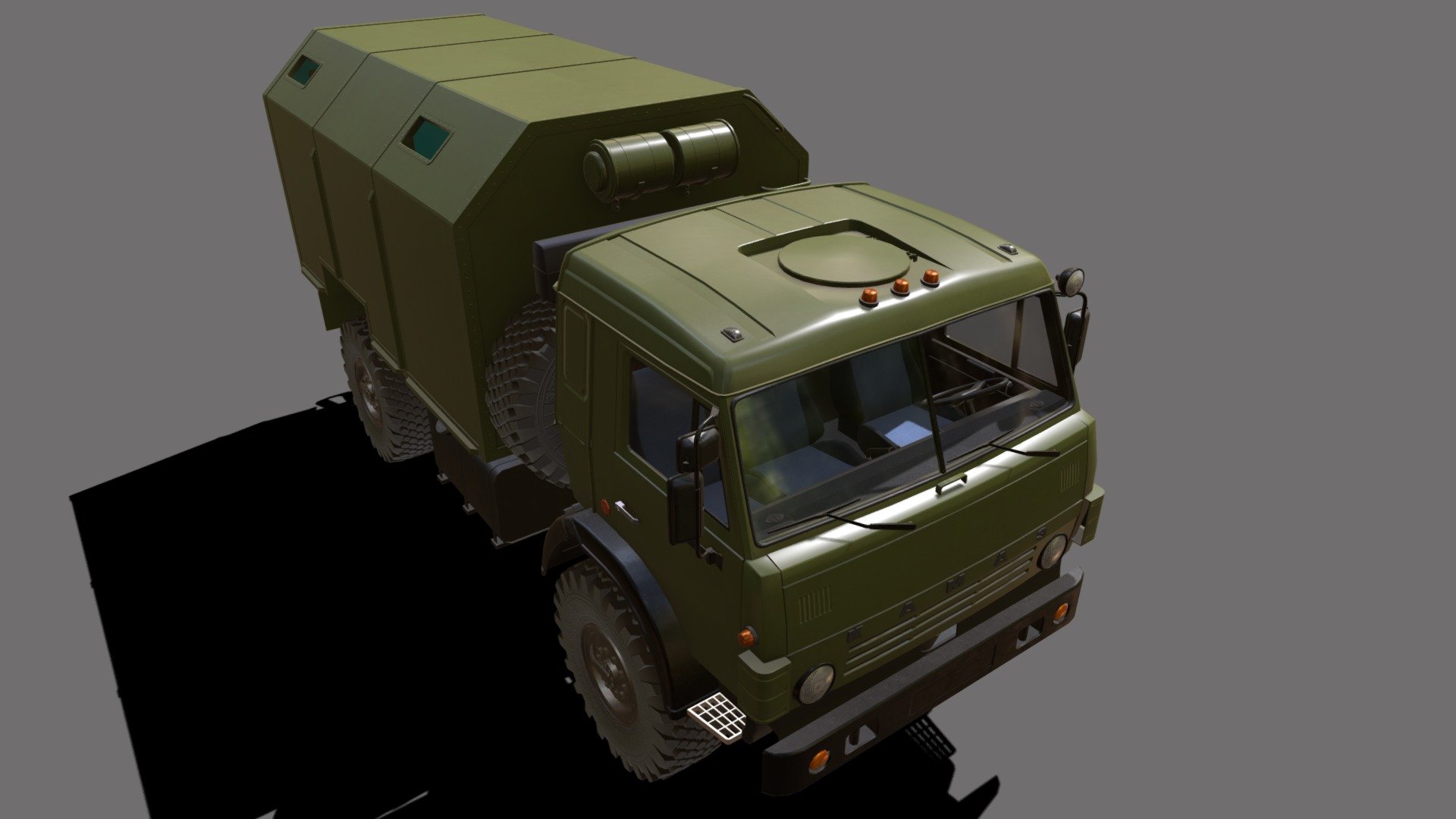 kamaz 4326 3d model