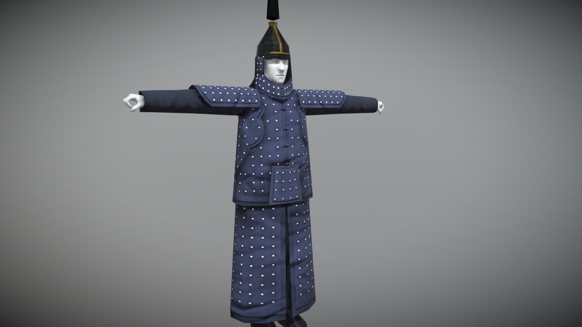 Qing_BlueBlue 3d model