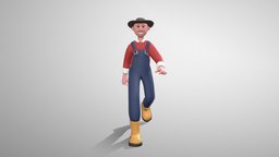 Stylized Man Farmer