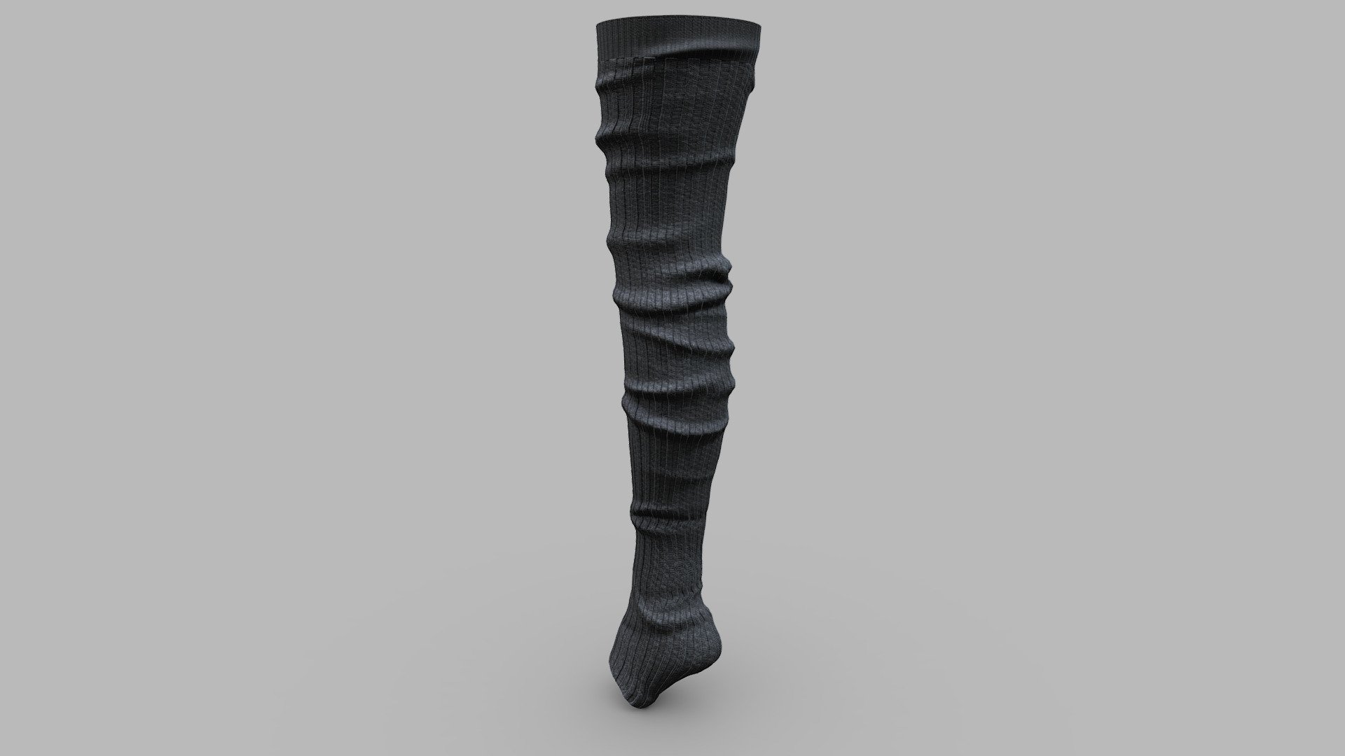 Female High Heels Legwarmer Thigh Socks 3d model