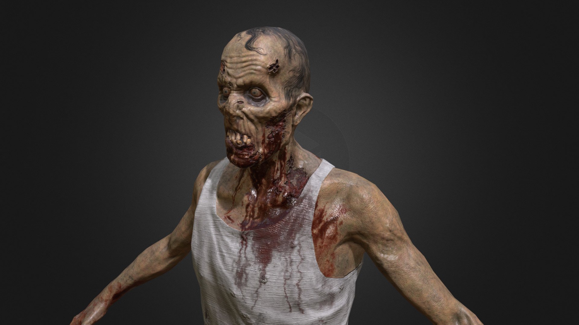 Zombie A 3d model