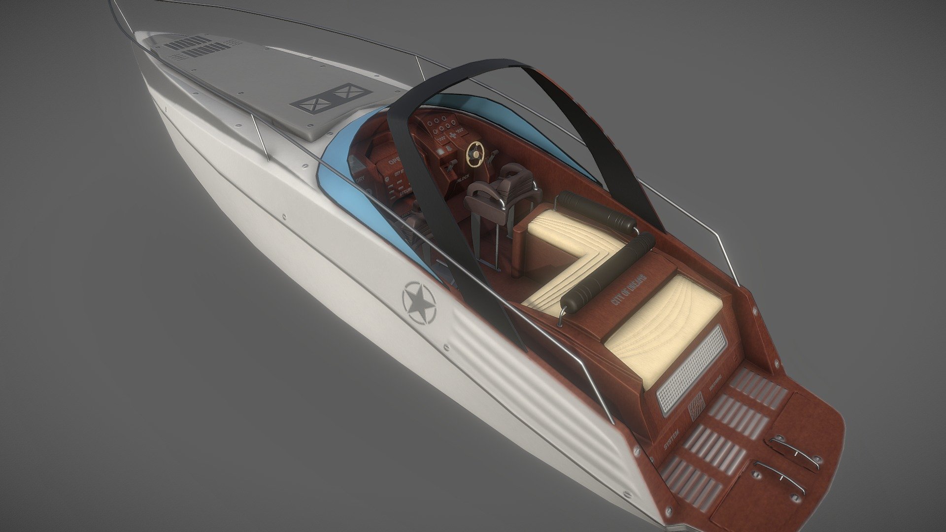 Boat 3d model