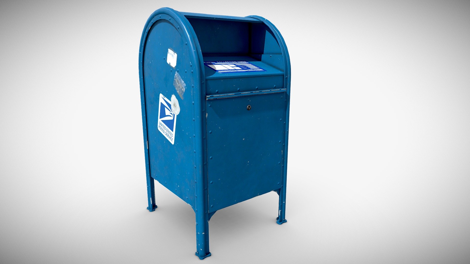 USPS Mailbox 3d model