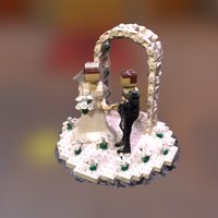 Lego Wedding Cake Topper