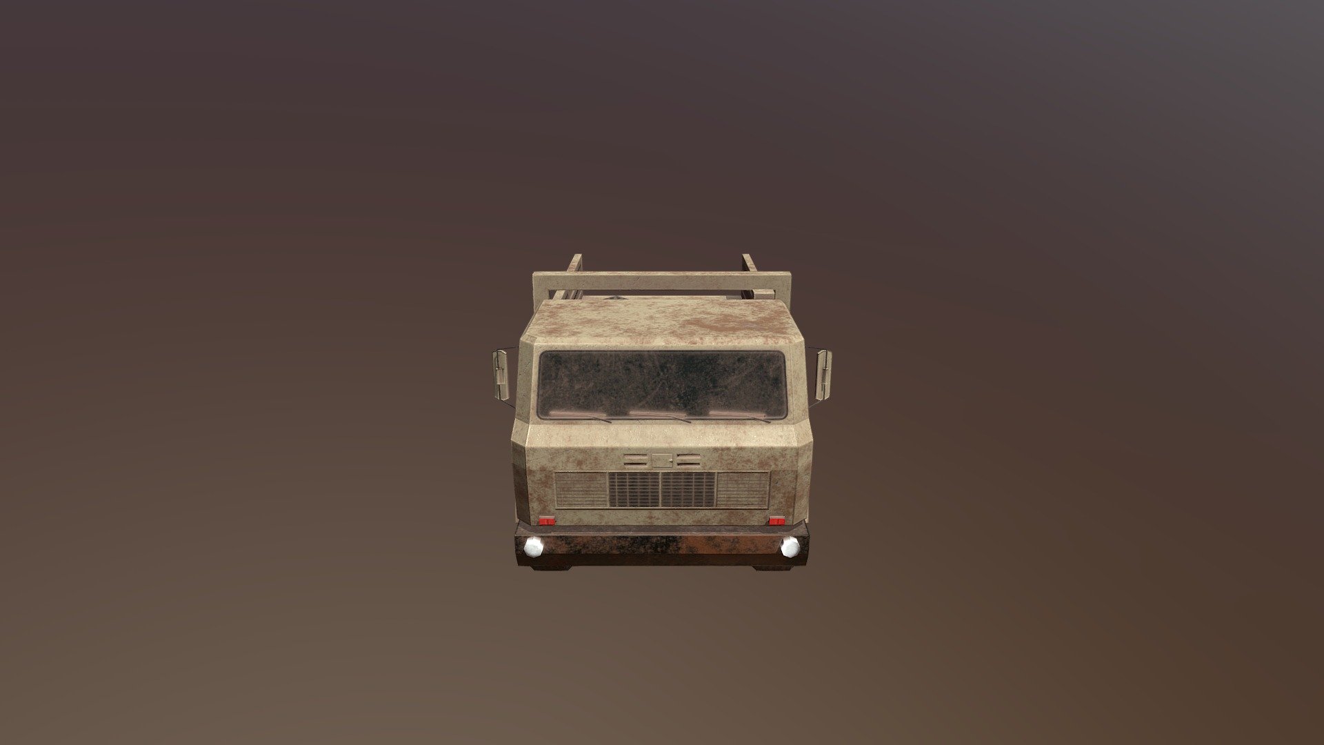 Fiat ACM 80 Truck Low Poly 3d model