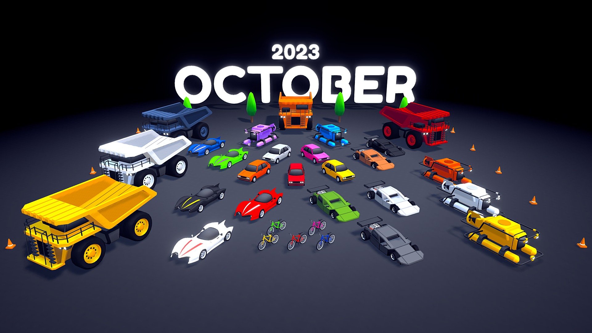 OCTOBER 2023: Arcade Ultimate Pack 3d model