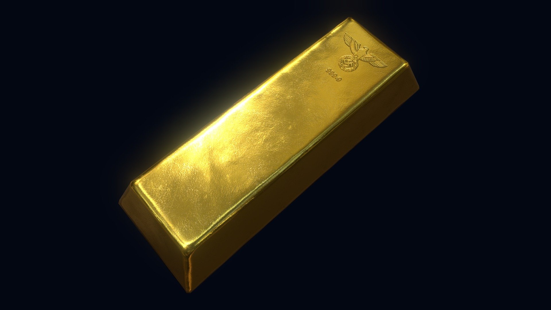 Nazi Gold Bar 3d model