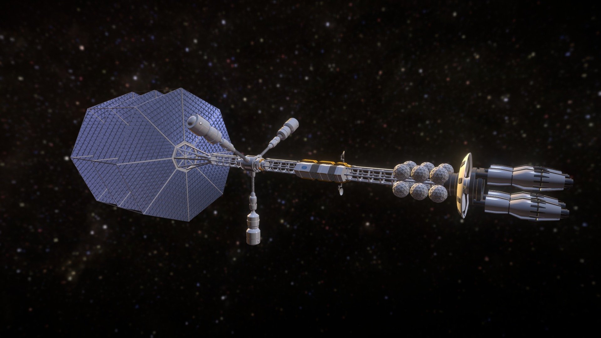 Satellite 3d model