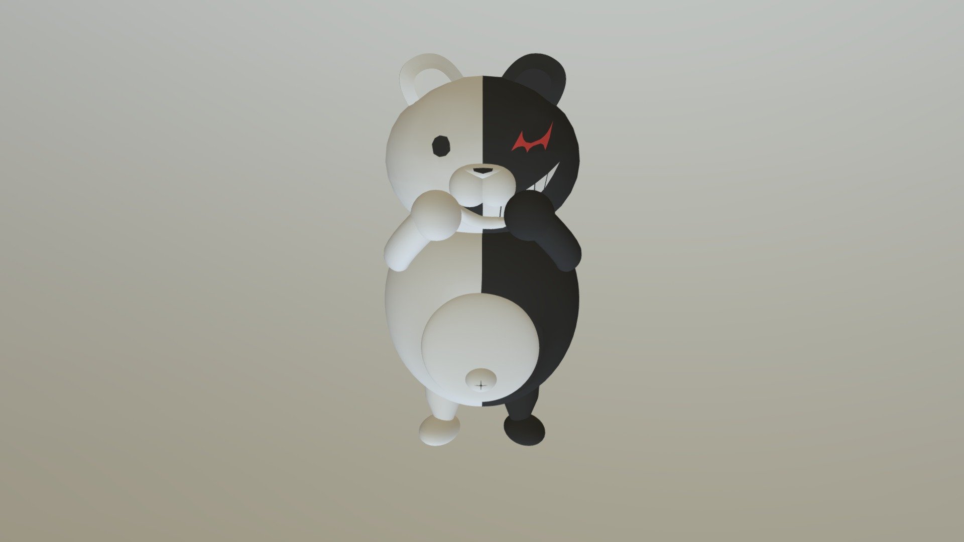 Monokuma 3d model