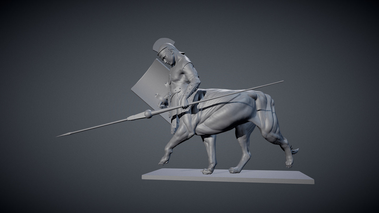 Roman Sphinx 3d model