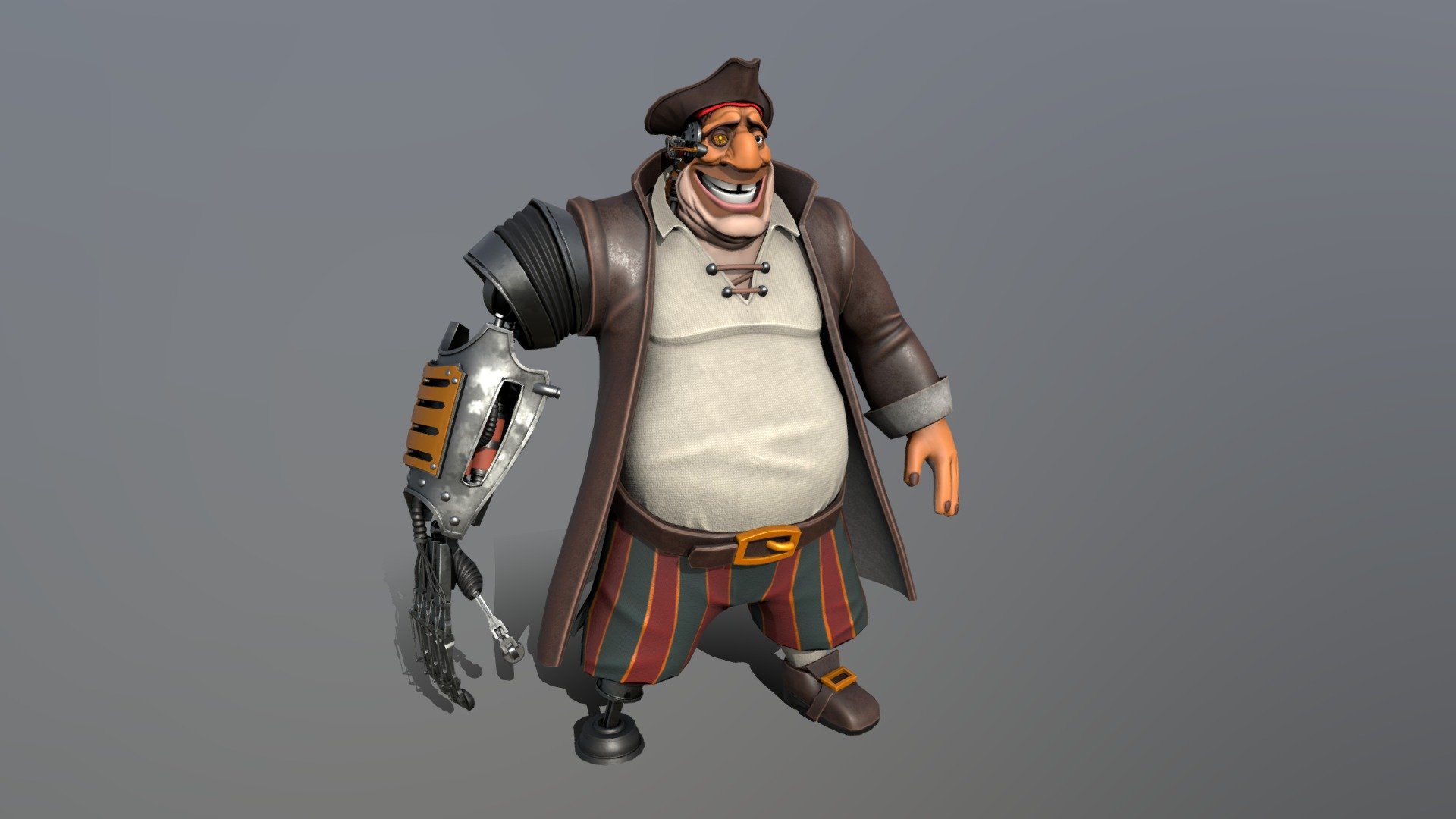 John Silver 3d model