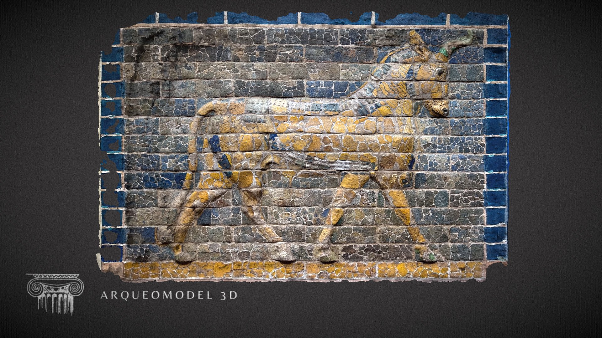 Animal Ishtar Gate | IRAQ 3d model