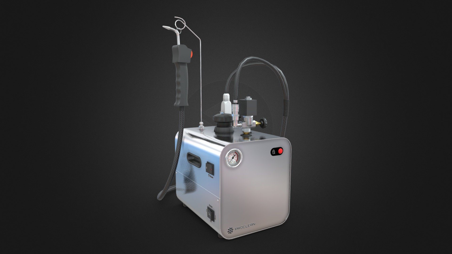 Steam Cleaner 3d model