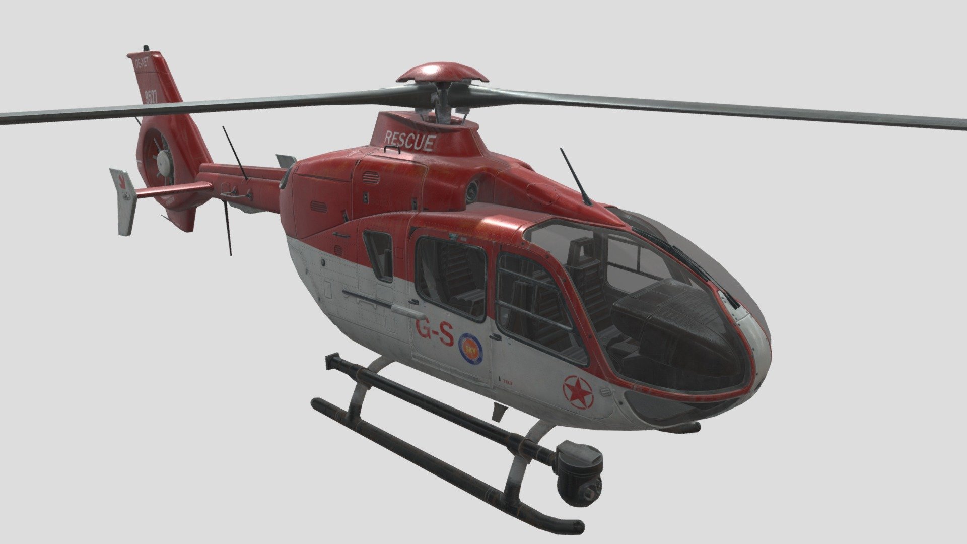 3D Realisitc Helicopter Model of Zanga Games 3d model