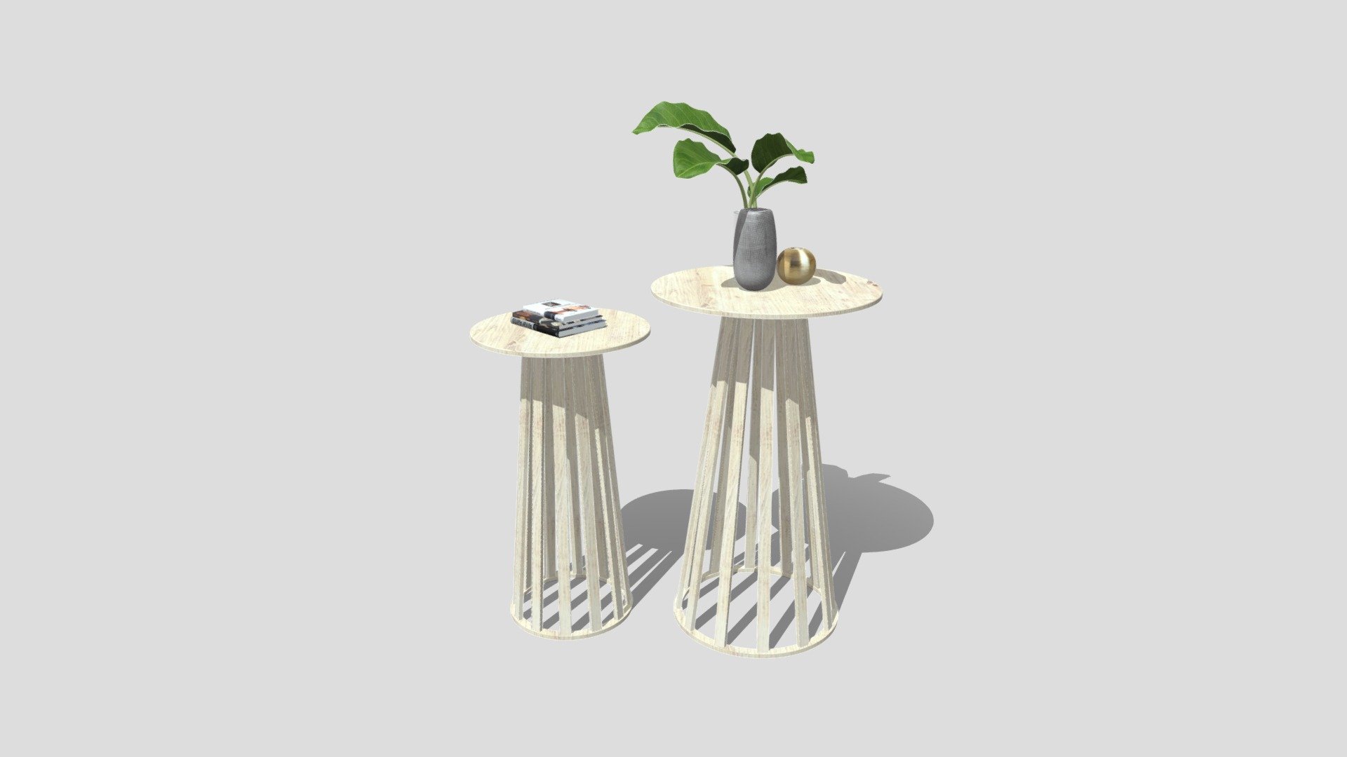 Decorative table 3d model