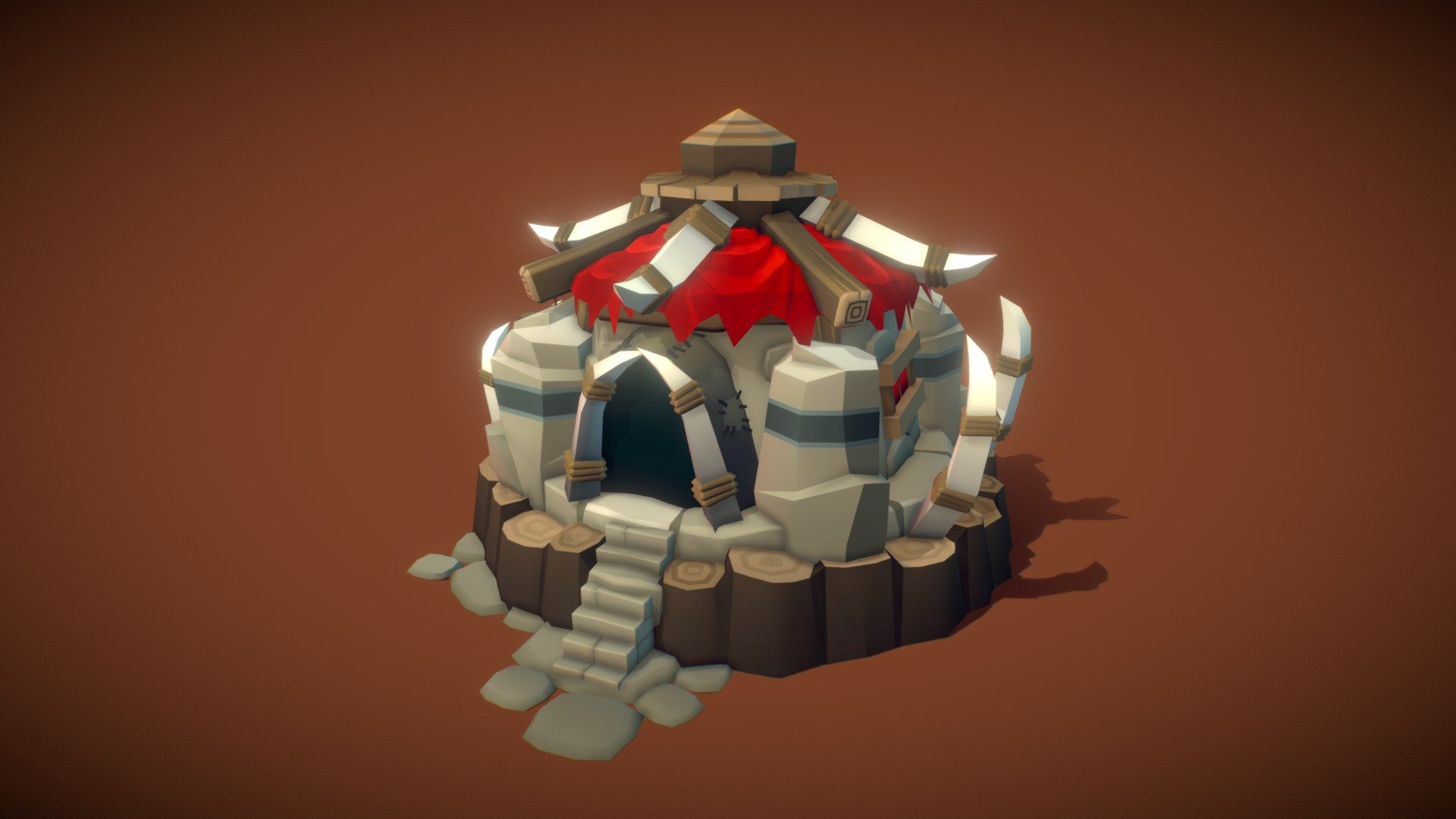 RTS Orc House Lv2 3d model