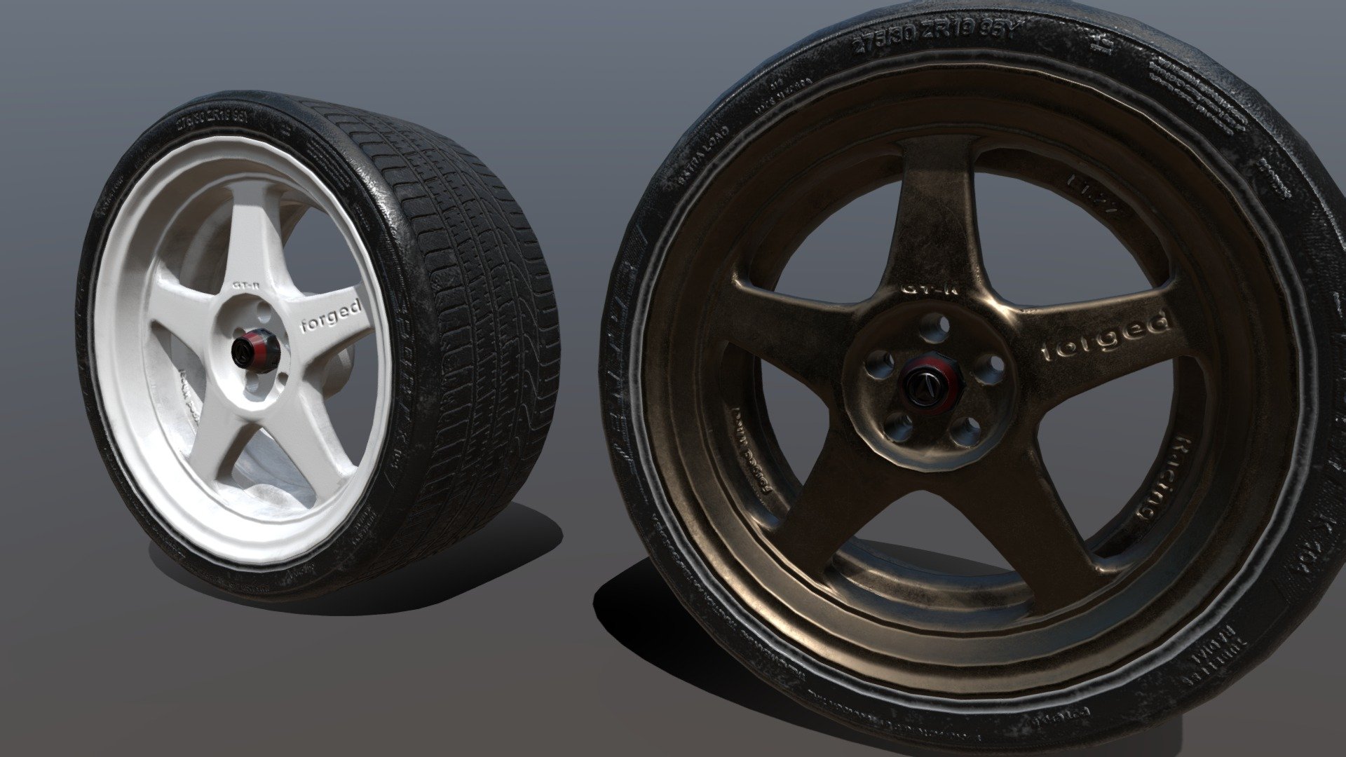 JDM Wheels 3d model