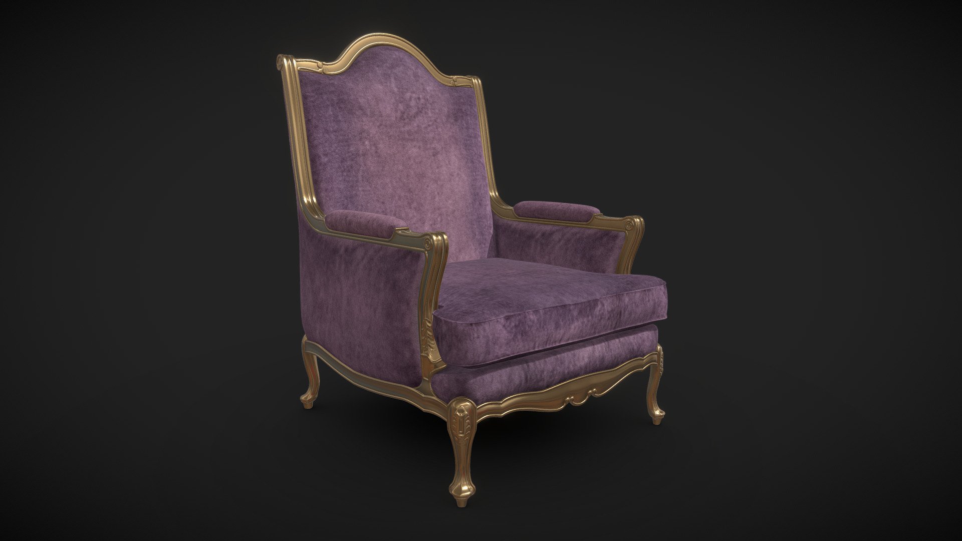 Classic Armchair Moses 3d model