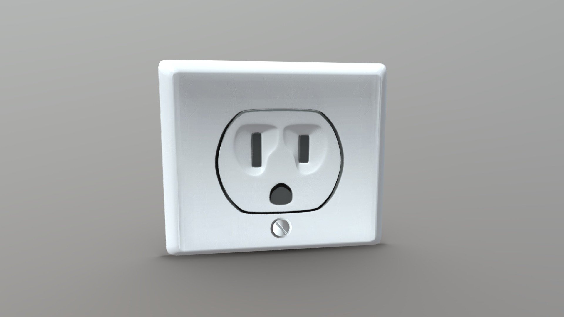 Electric Outlet 1 3d model