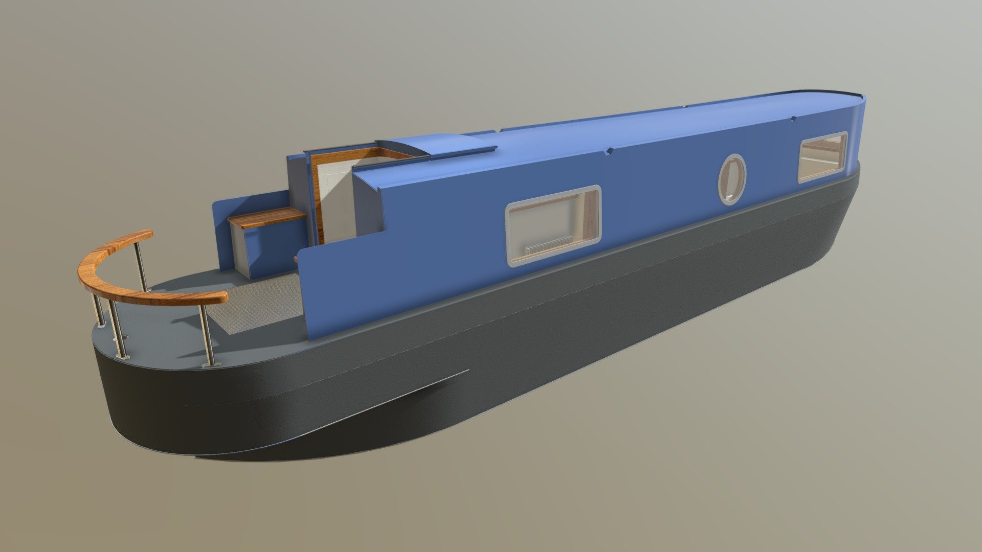 Aqueduct Narrowboat 16-9-19 3d model