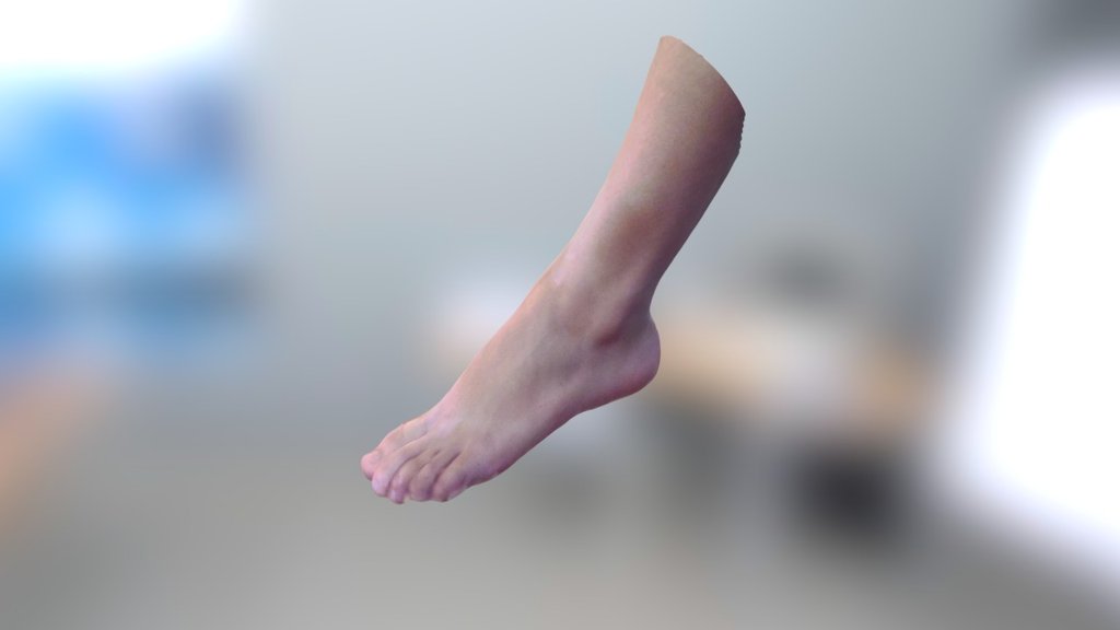 Womans Foot Scan (Aquifi v3) 3d model