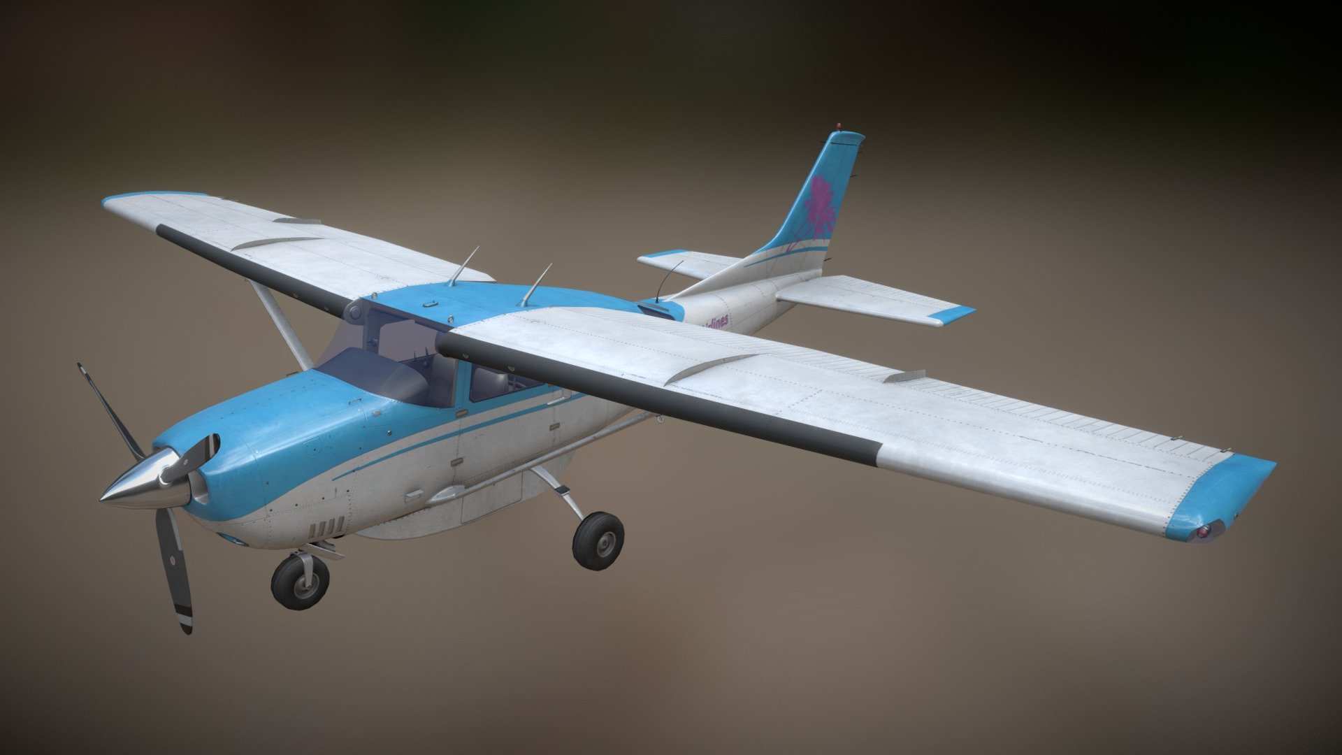 Cessna 206 3d model