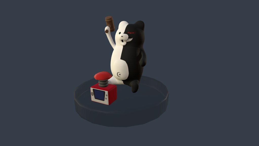 Monokuma Danganronpa 3d model