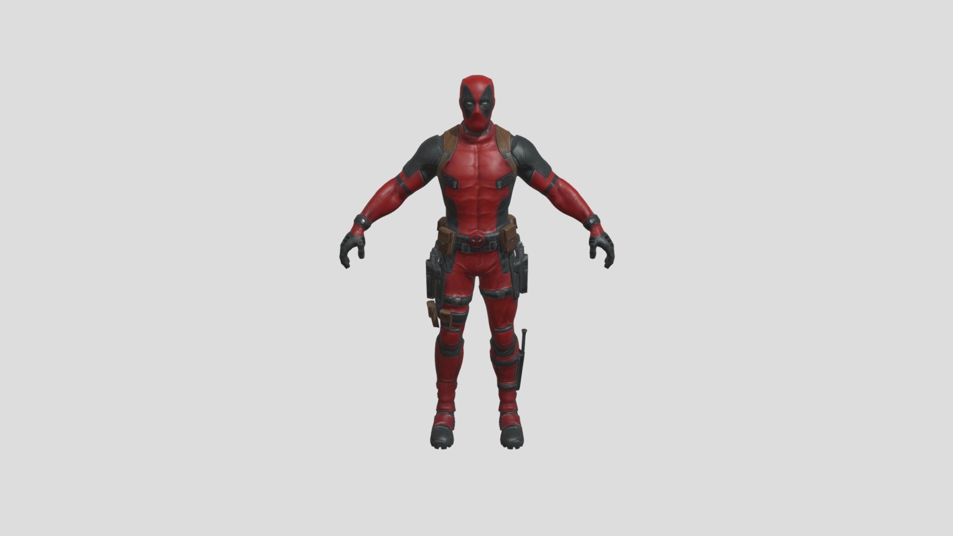 Deadpool Fortnite Skin 3d model