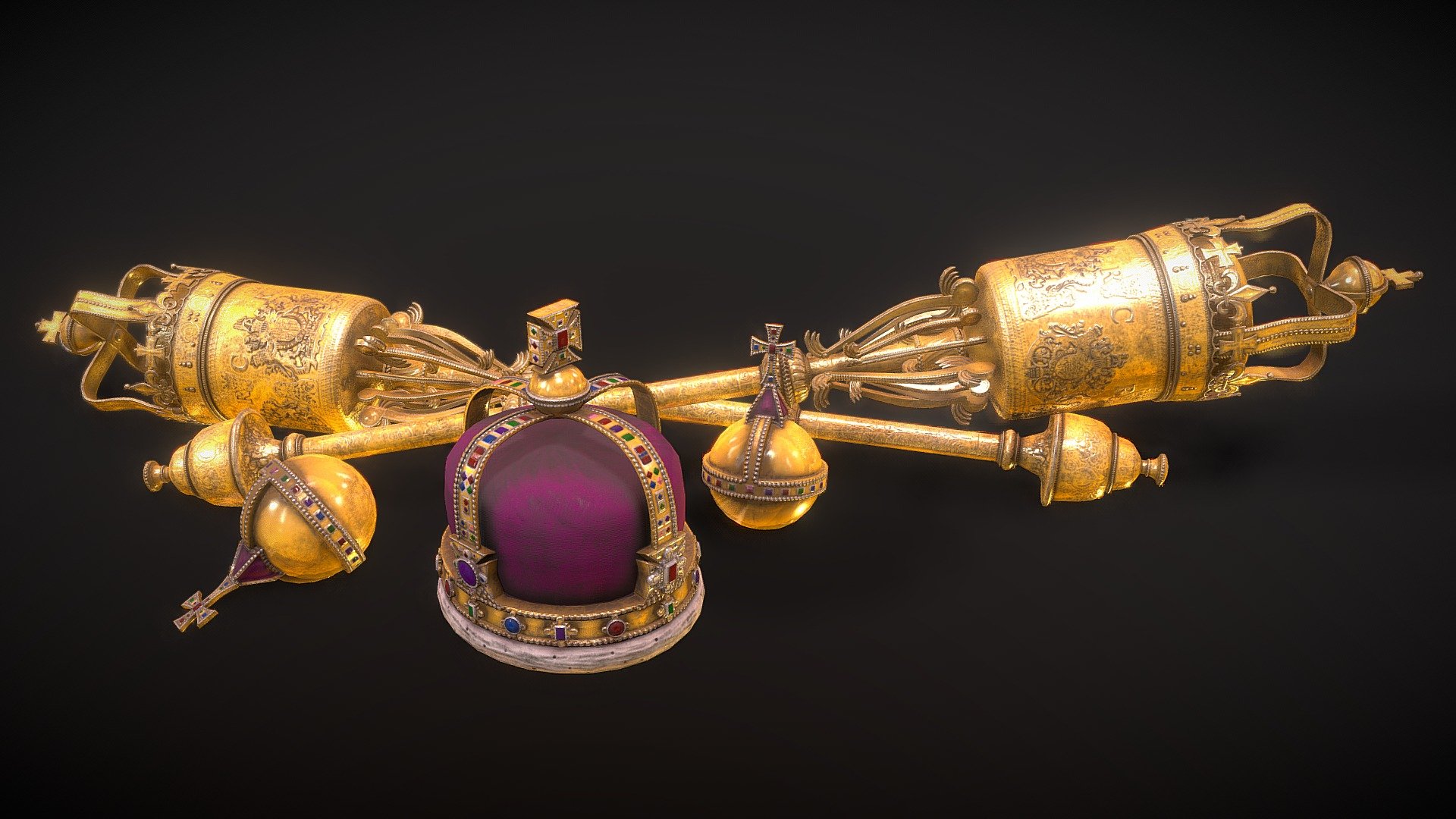 Fallout London: The Queens Regalia 3d model