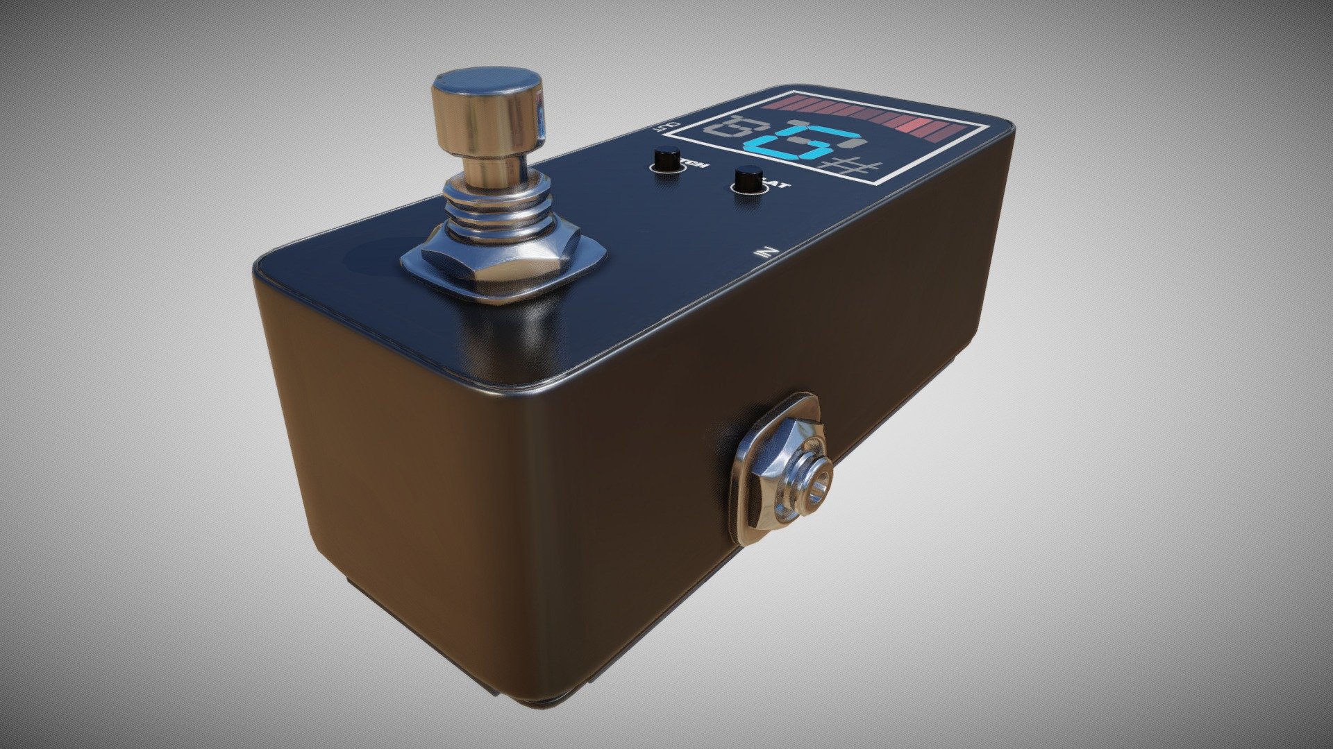 Guitar Tuning Pedal 3d model