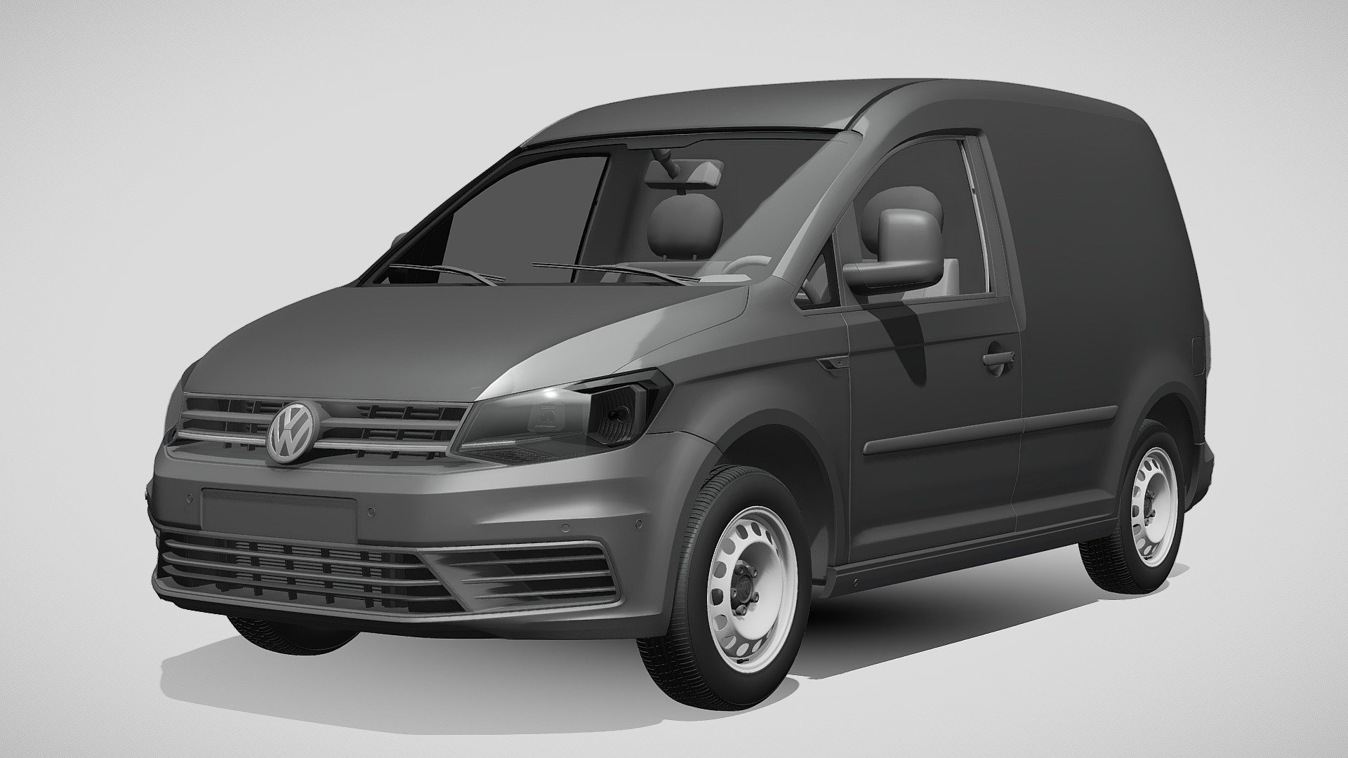 Volkswagen Caddy Panel Van L1 2RD 2017 3d model