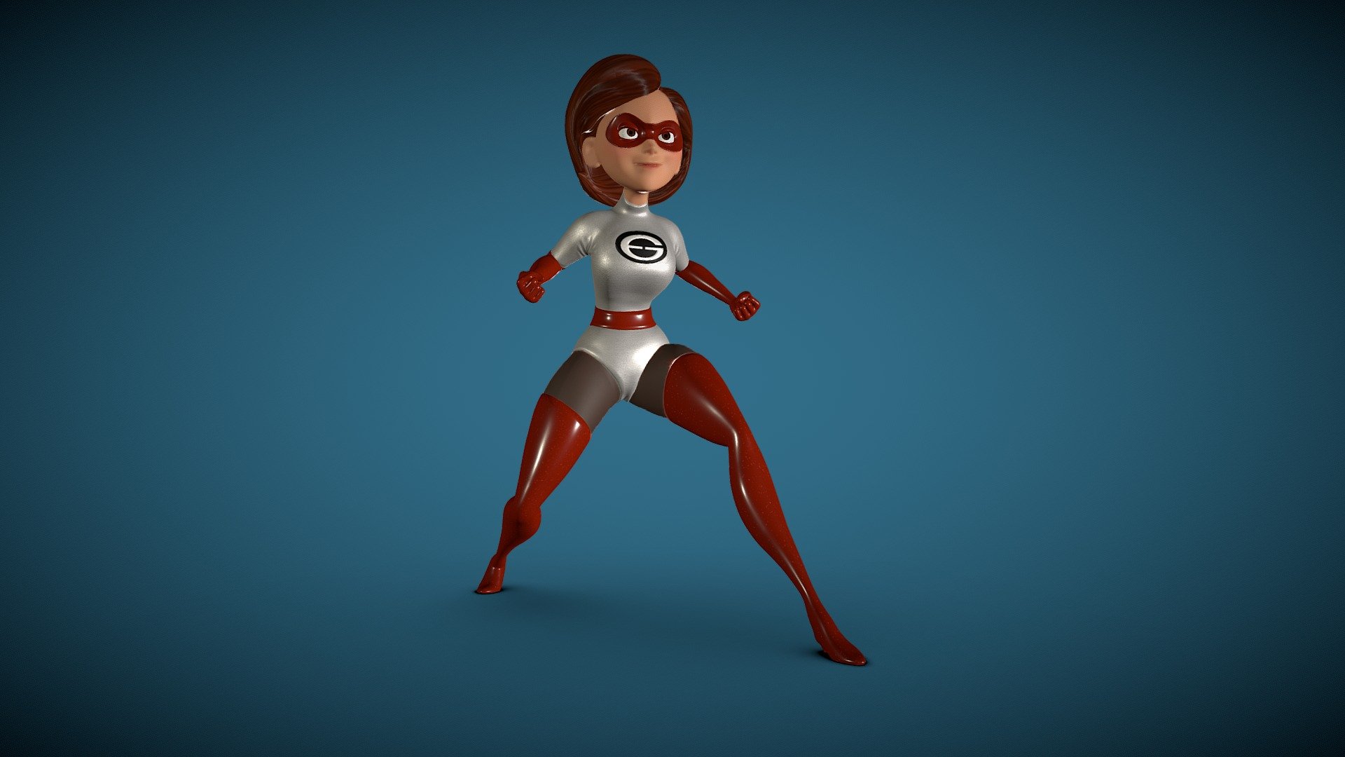 Elastigirl Classic Suit 3d model