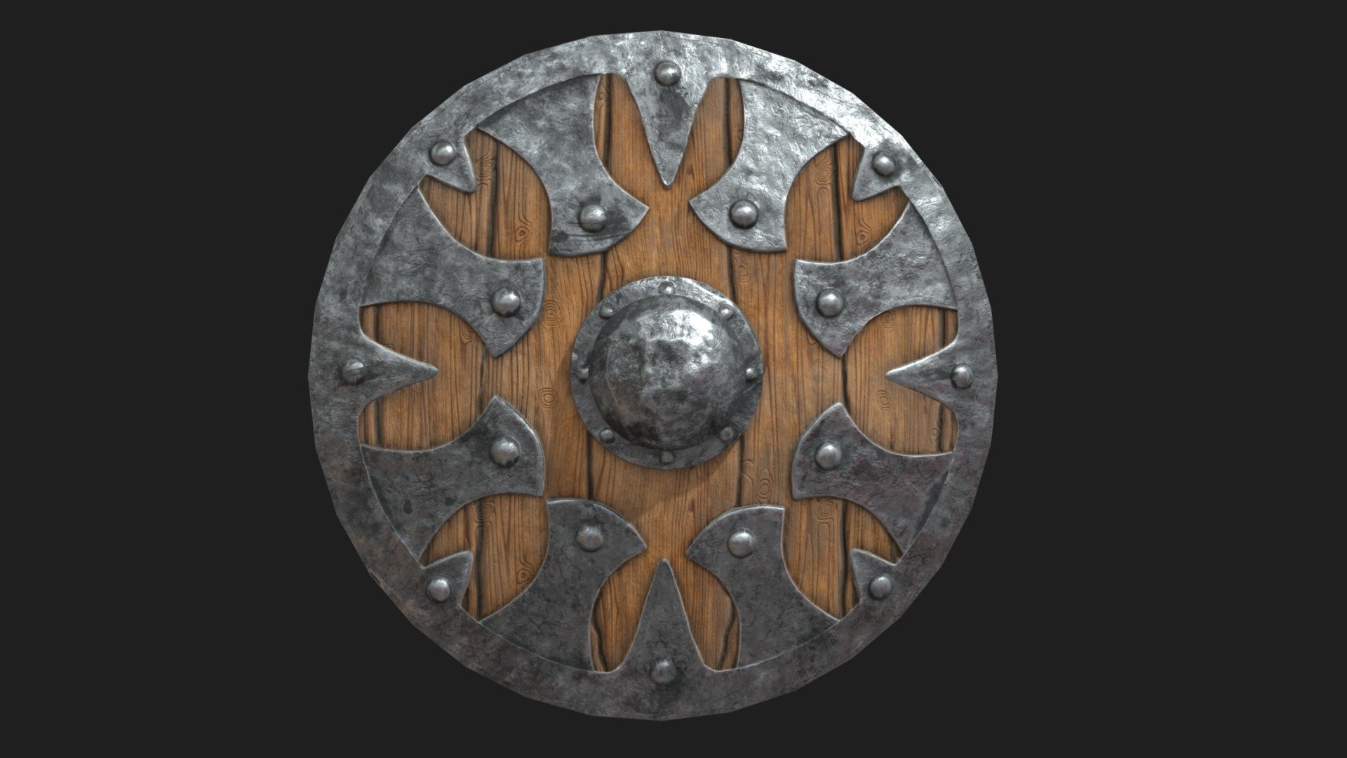 Shield Low Poly 3d model