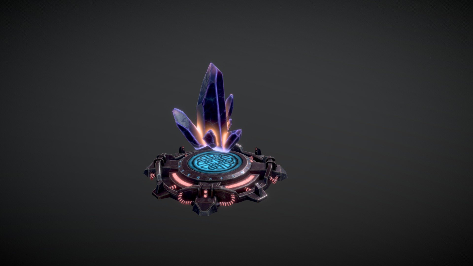 crystal 3d model