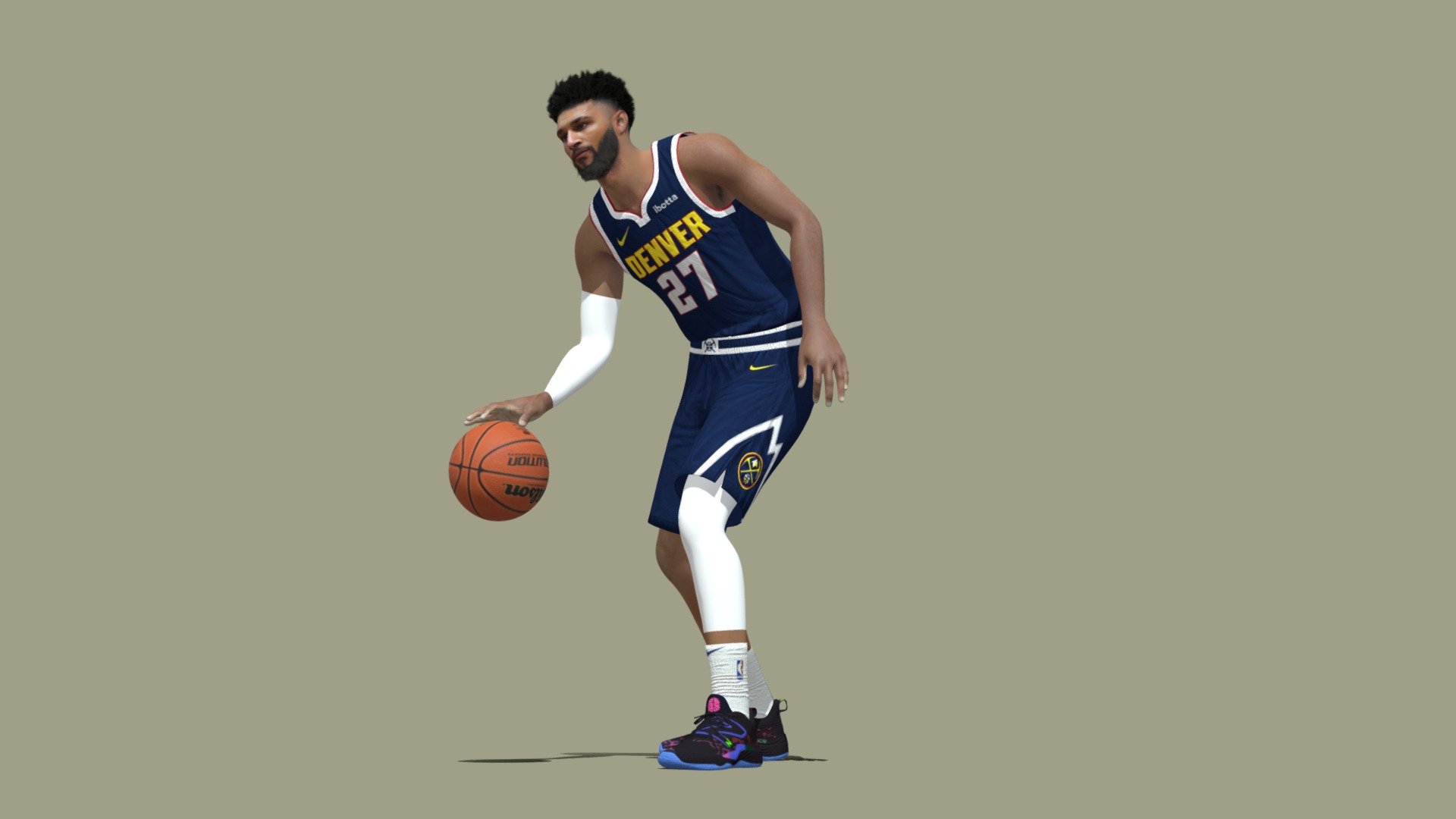 Jamal Murray Denver Nuggets NBA 3d model