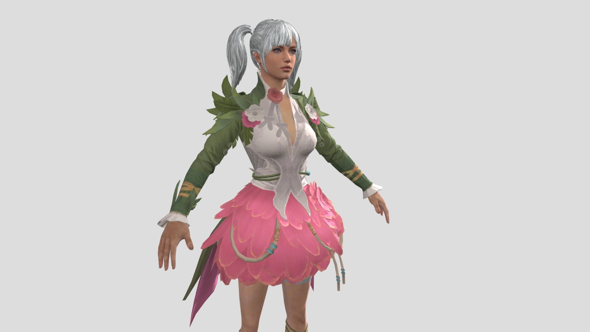 Forest Elf Set 3d model