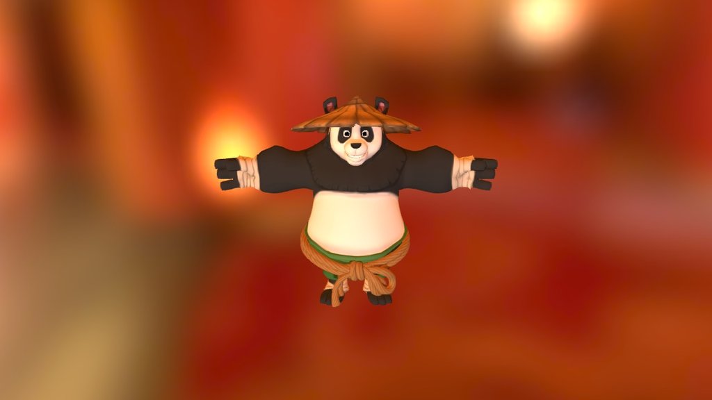 Mister Panda 3d model