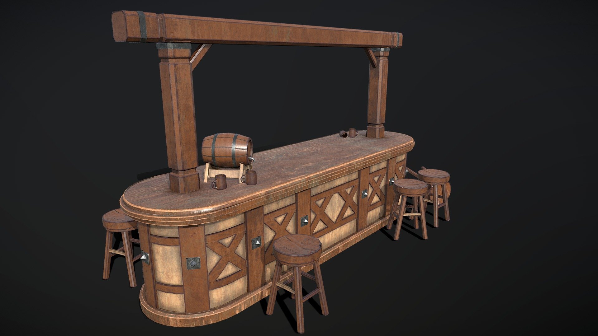 Beer_Bar 3d model