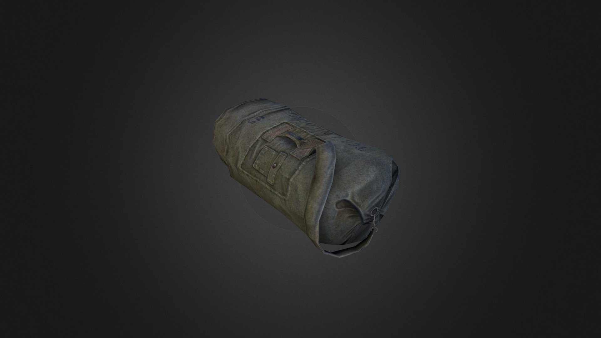 Duffle Bag American 3d model