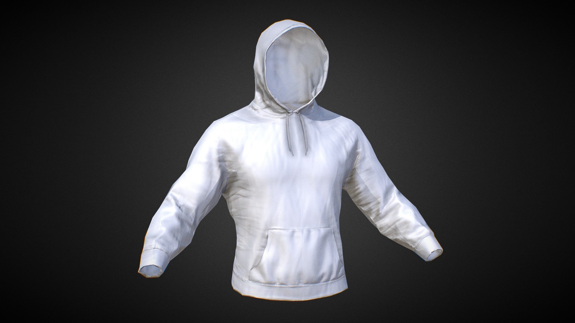 Hoodie (Metahuman Ready) 3d model