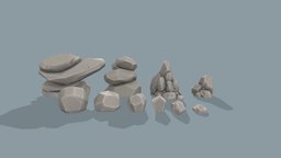 Low Poly Rocks