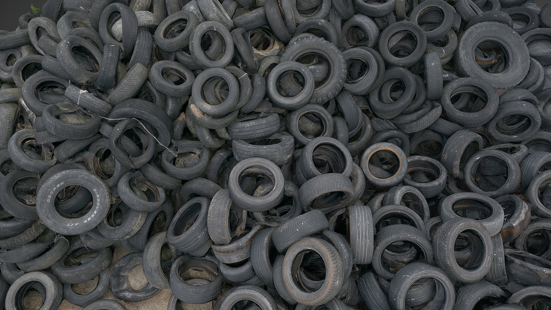 Tire dump 3d model