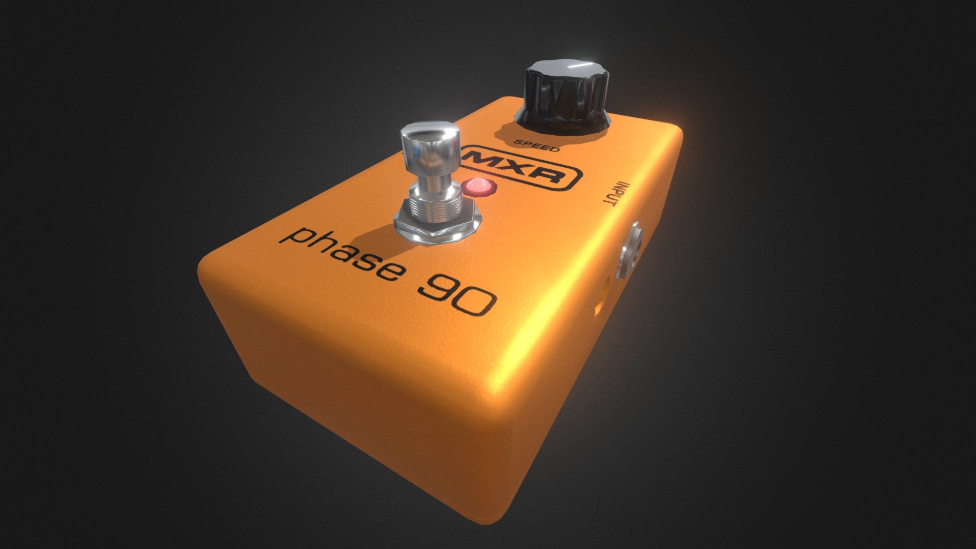 Guitar Pedal Phase90 3d model