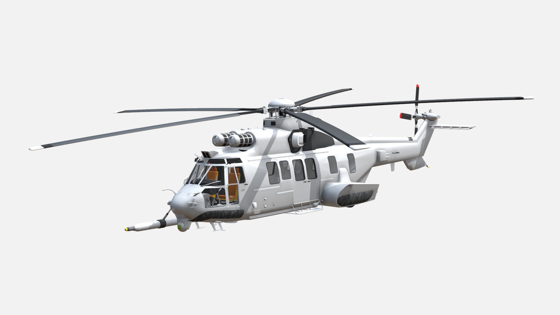 3d model Helicopter EC-725 3d model