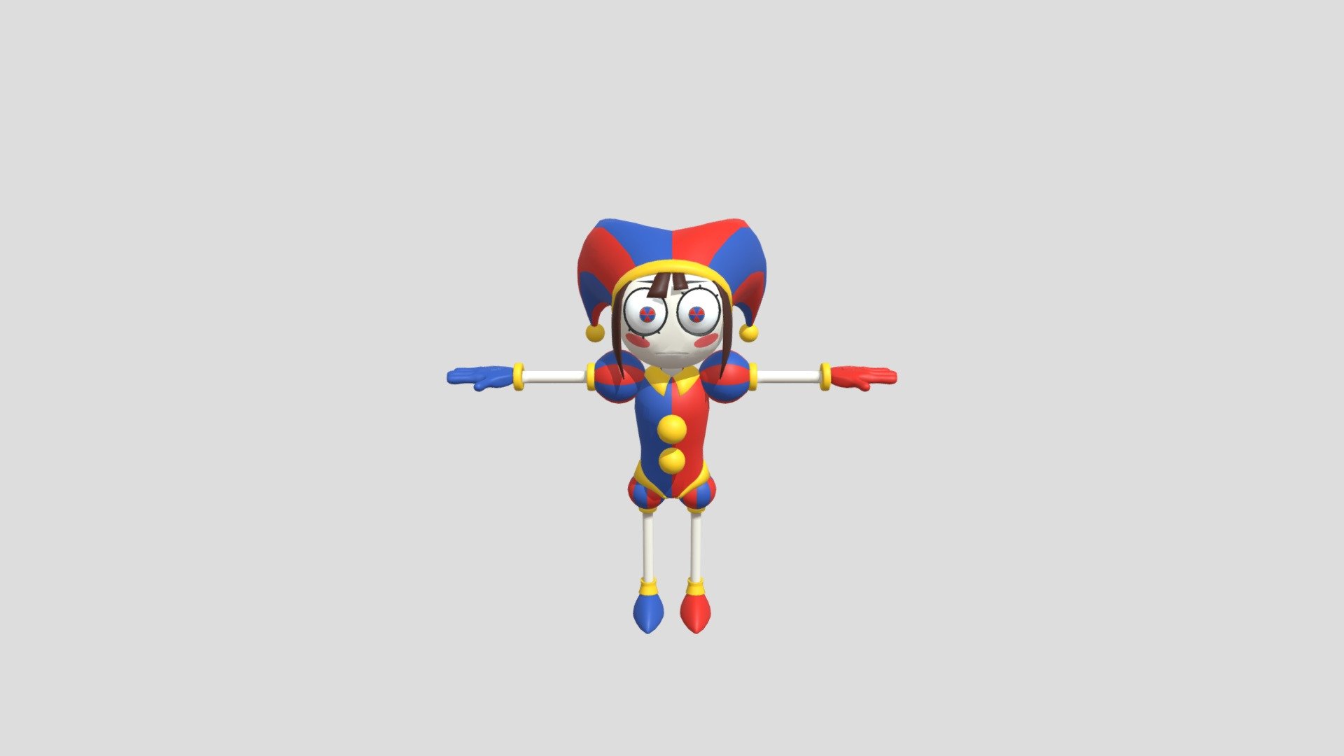 Pomni for VRM 3d model